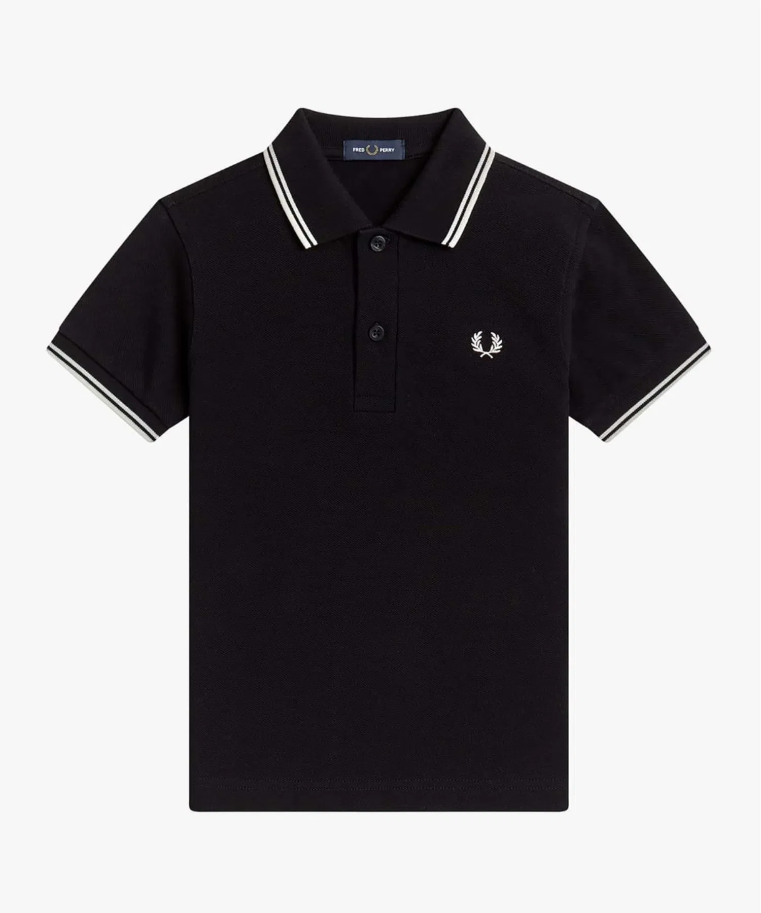 Детская рубашка Fred Perry с двойной отделкой / Детская рубашка-поло с двойной отделкой — фото 4