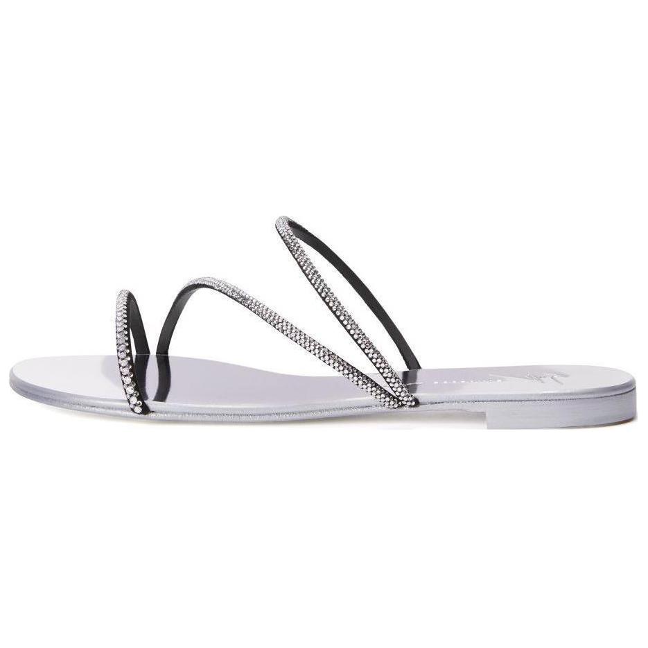 Giuseppe Zanotti Джузеппе Занотти GZ Слайды женские белые