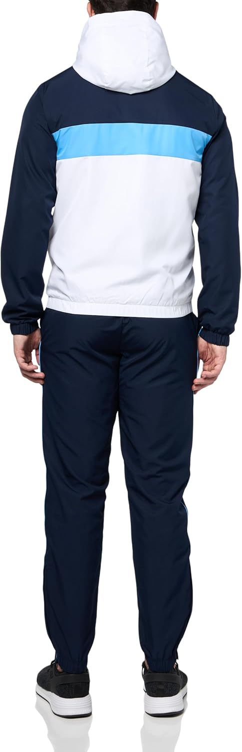 Мужской спортивный костюм Lacoste Sport Diamond Taffeta, Navy Blue/White/Argentine Blue — фото 2