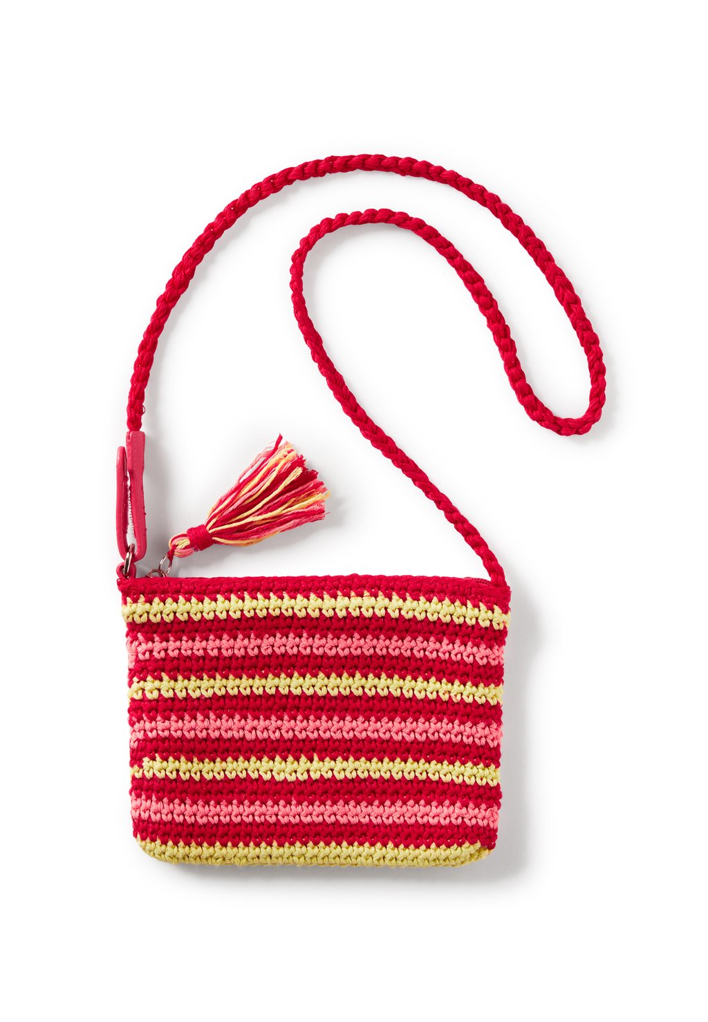 

Сумка через плечо WITH TASSELS United Colors of Benetton, фуксия