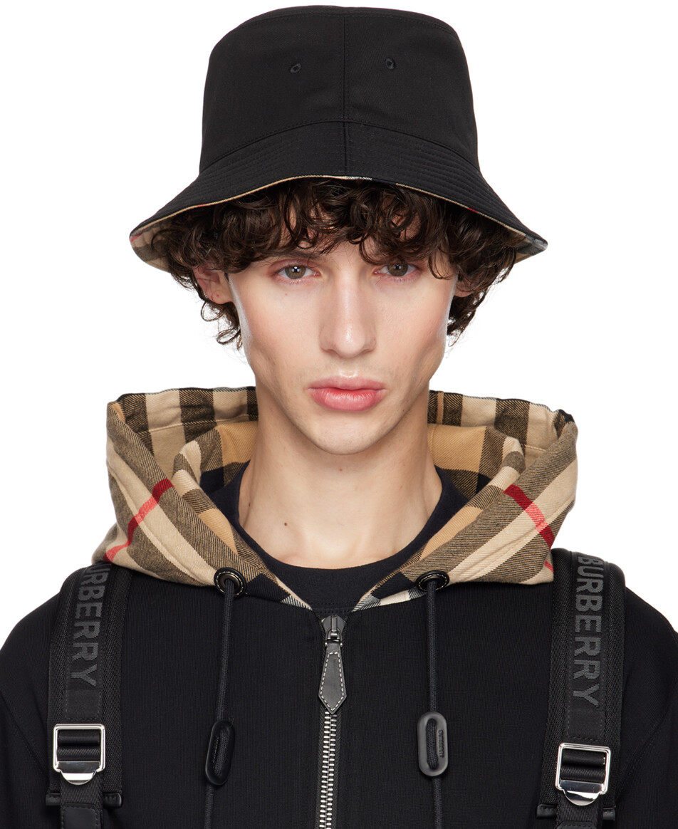 

Двусторонняя шляпа-ведро в клетку Burberry