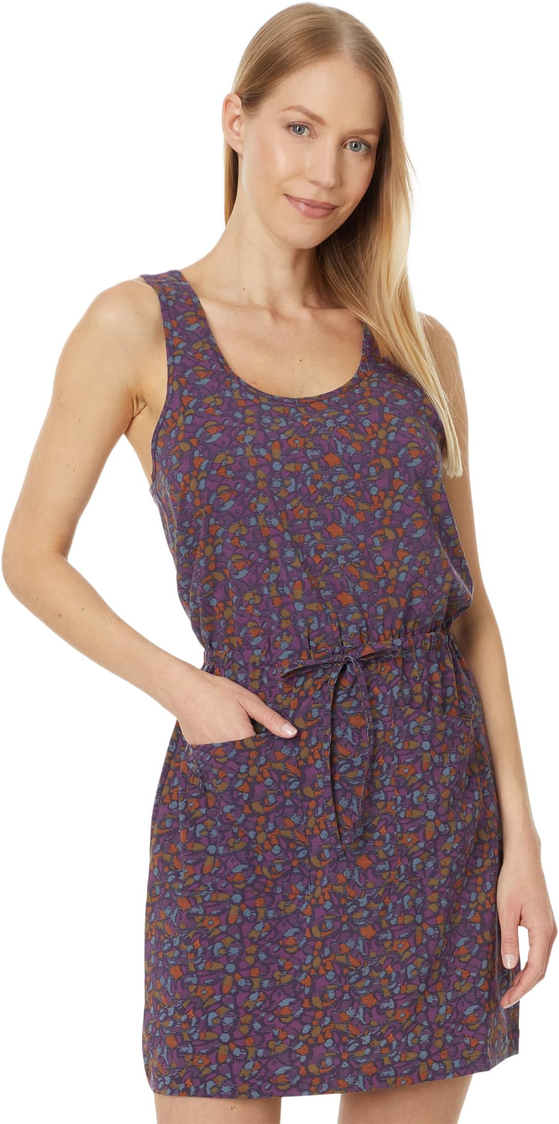 

Платье Toad&Co Livvy Sleeveless Dress, цвет Acai Kaleidoscope Print