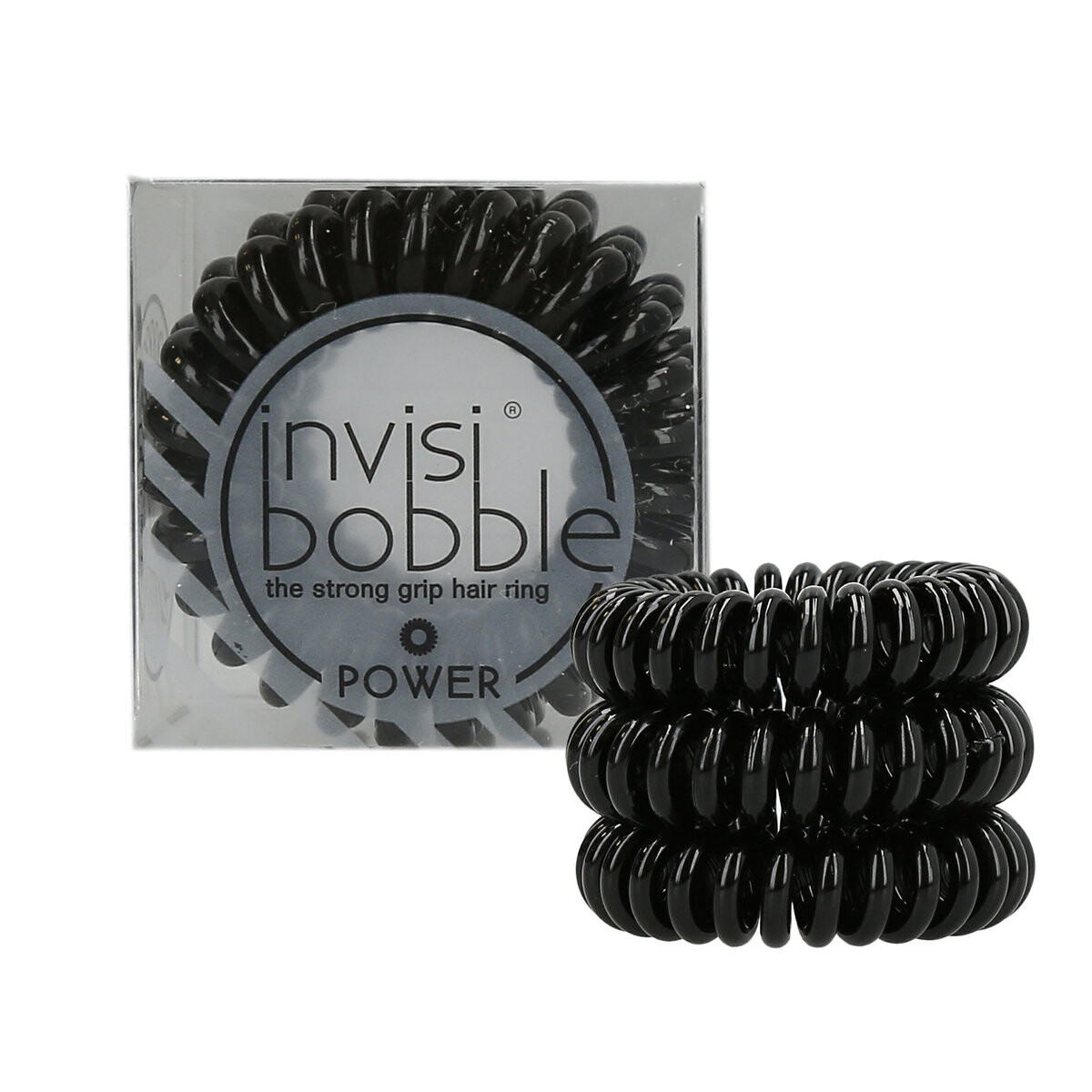 

Invisibobble, Power, резинки для волос True Black, 3 шт