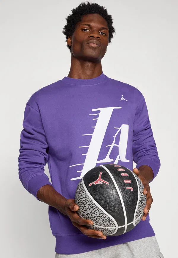 Толстовка Club wear Jordan, фиолетовый/жёлтый — фото 4