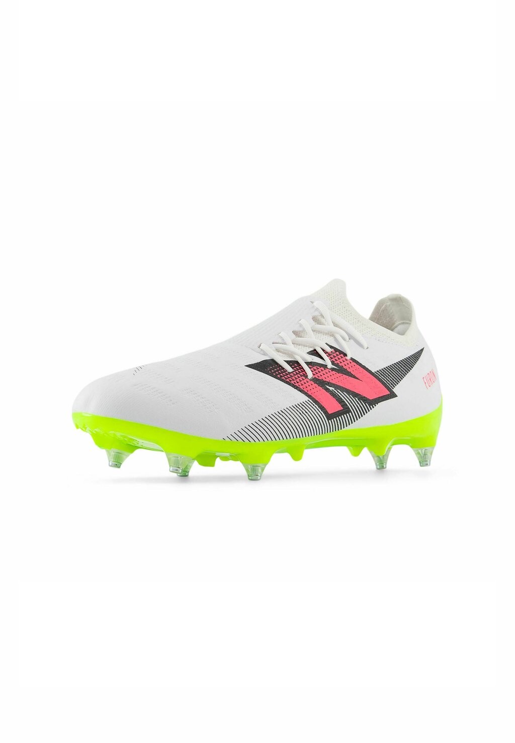 

Футбольные бутсы с формованными шипами New Balance, белый