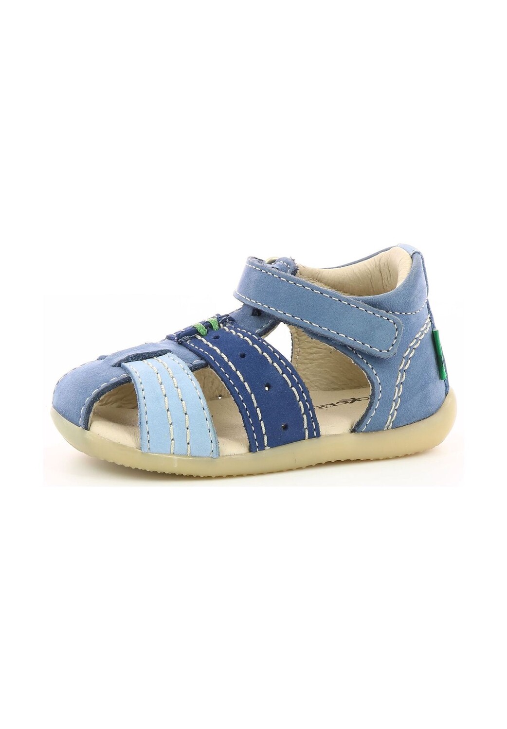 

Сандалии из нубука KicKers, цвет Blau/gr_n