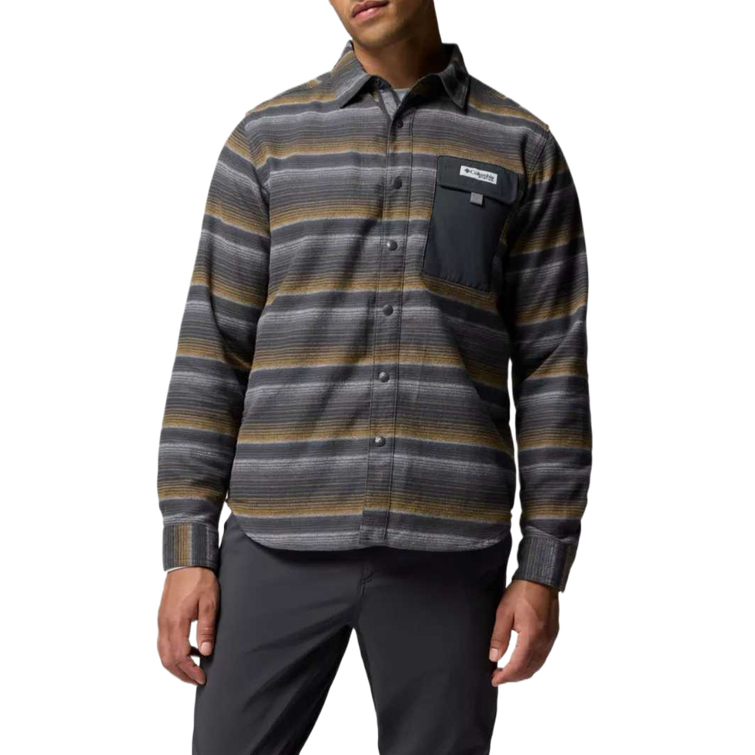 

Мужская рубашка средней длины Columbia, shark twilight stripes