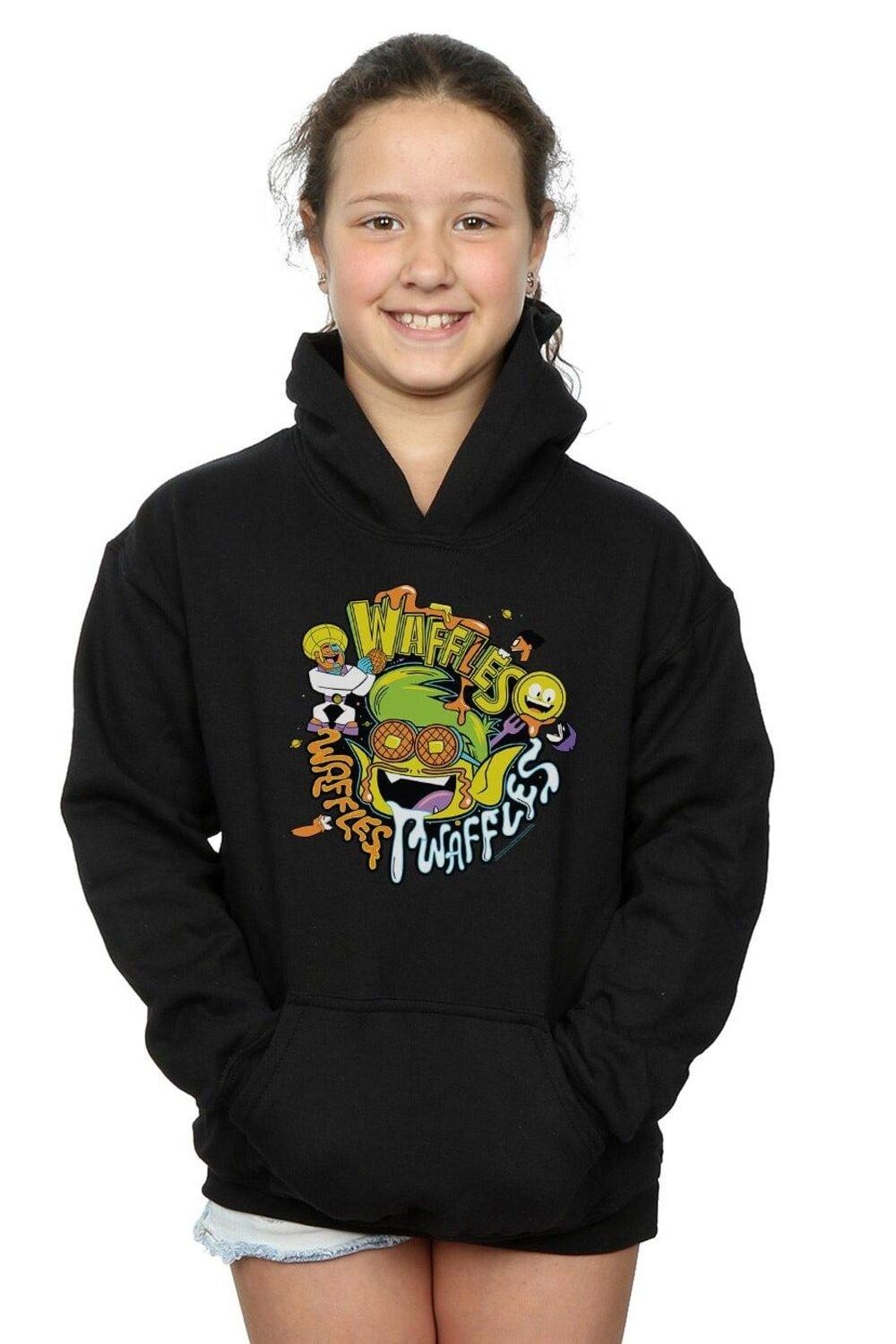 

Толстовка Teen Titans Go Waffle Mania DC Comics, черный