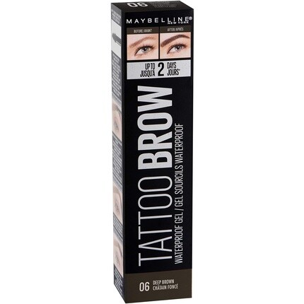 

Maybelline New York Tattoo Brow Водостойкий гель для бровей 5 мл Темно-коричневый