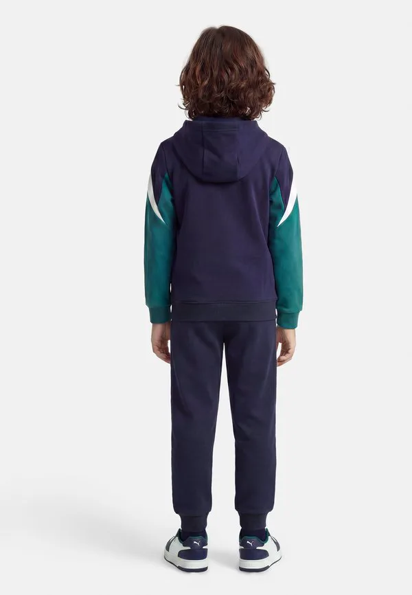 Спортивный костюм унисекс с капюшоном и рисунком minicats. Puma, New Navy — фото 2