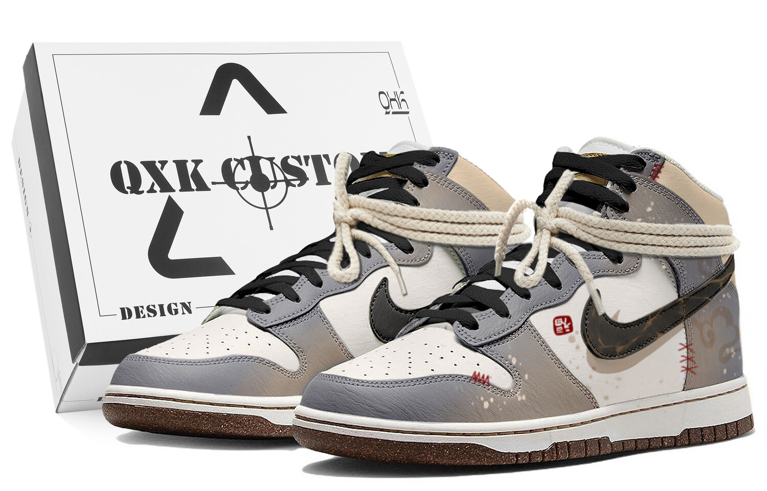 

Мужские кроссовки для скейтбординга Nike Dunk, White