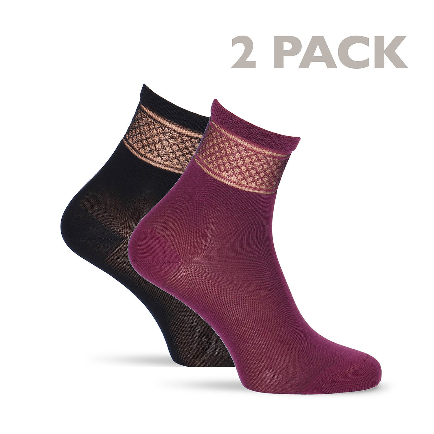 

Носки Tamaris, цвет burgundy black