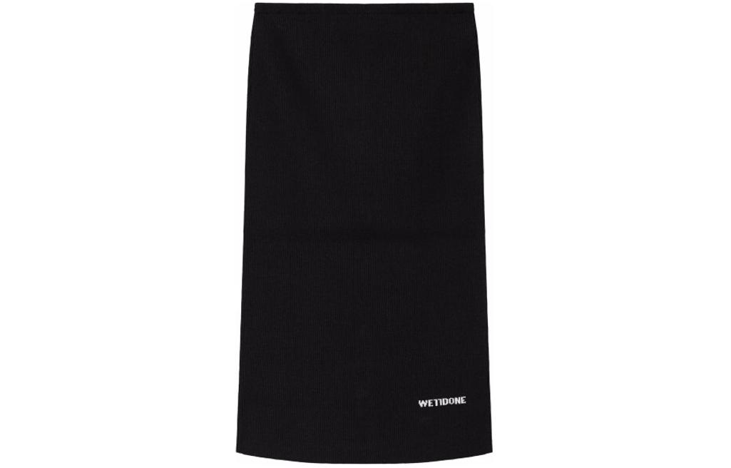 

WE11DONE SS24 Повседневная длинная юбка Women's Black