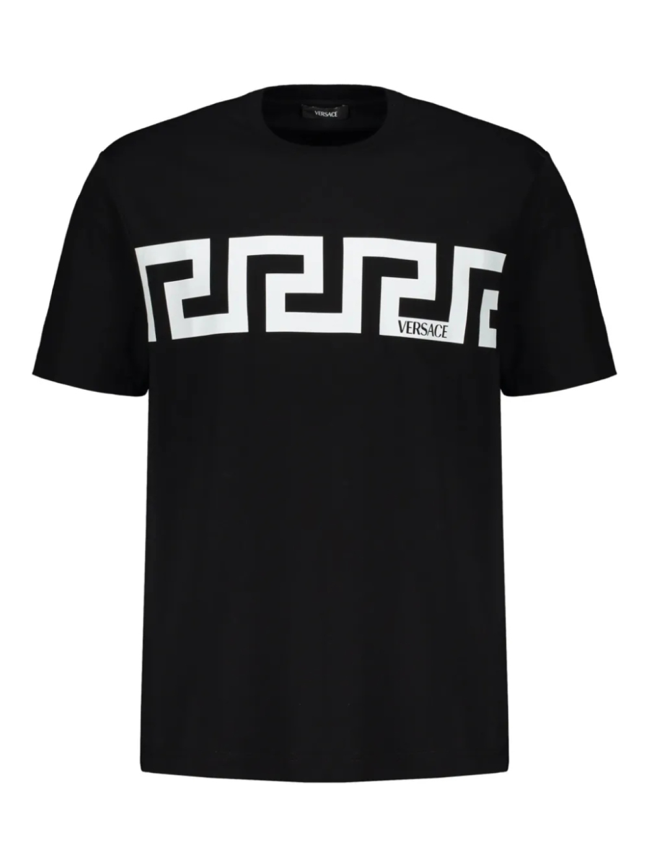 

Футболка из хлопка Versace, черный