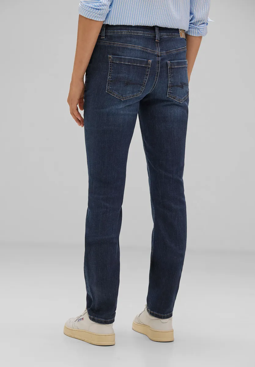 

Удобные джинсы STREET ONE с 5 карманами, цвет Dark Indigo Wash