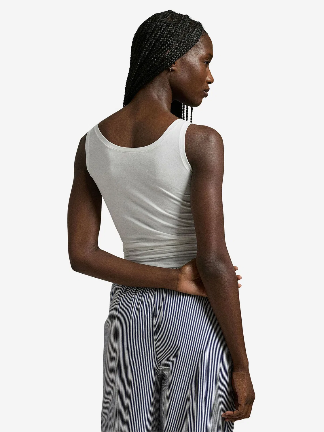 Топ ' Club Cotton ' Polo Ralph Lauren, White — фото 3