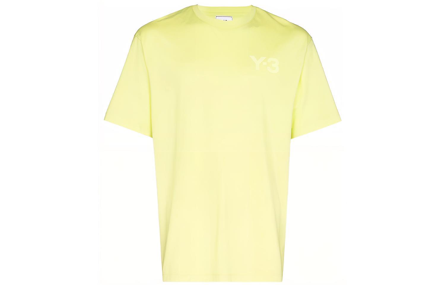 Y-3 Футболка унисекс желтая