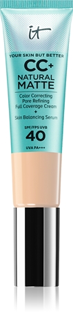 

Матирующий праймер spf 40 IT Cosmetics Your Skin But Better CC+ Natural Matte, dla kobiet Fair 32 ml