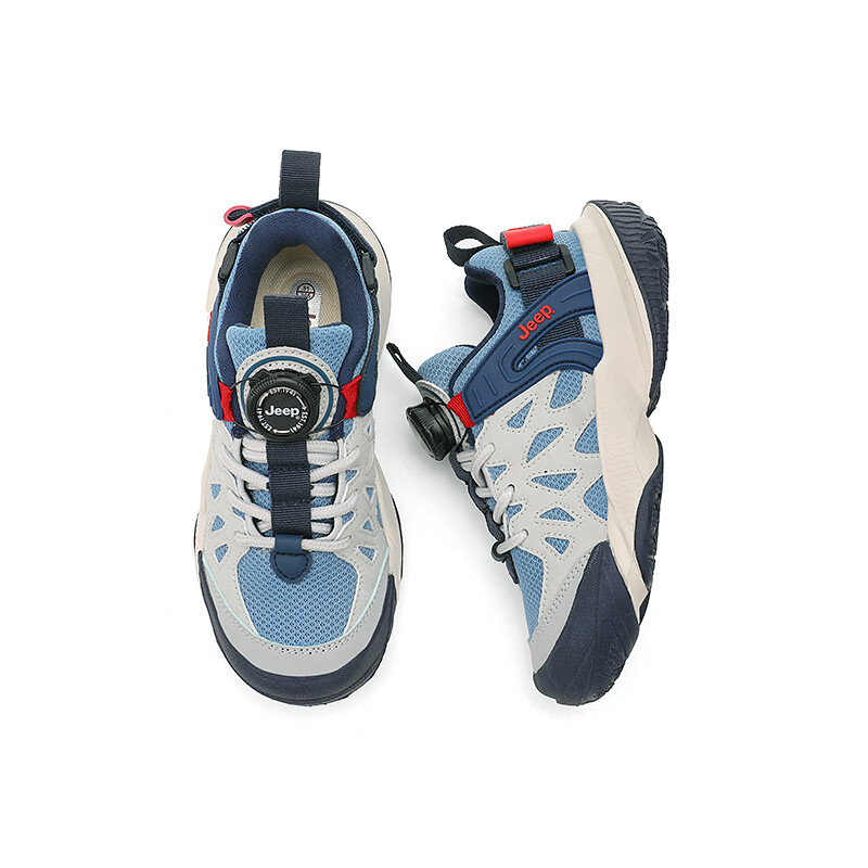 Кроссовки Jeep Kids Lifestyle Shoes Kids Low-top Gray/Blue, серый/синий — фото 4