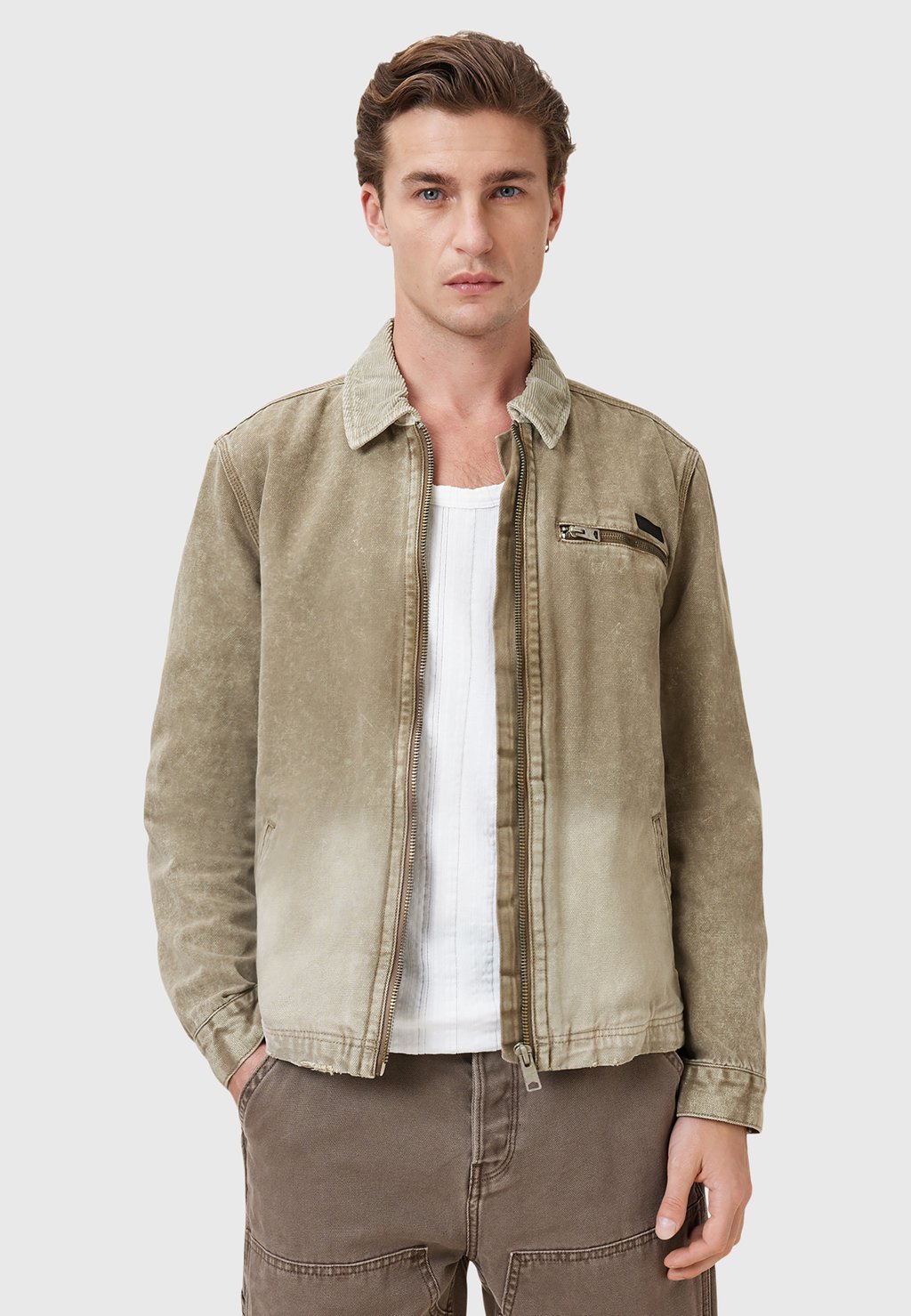 

Летняя куртка ROTHWELL WASHED AllSaints, бежевый