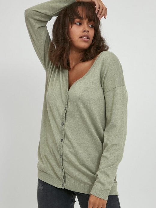 

Кардиган пзсара Pulz Jeans, зеленый