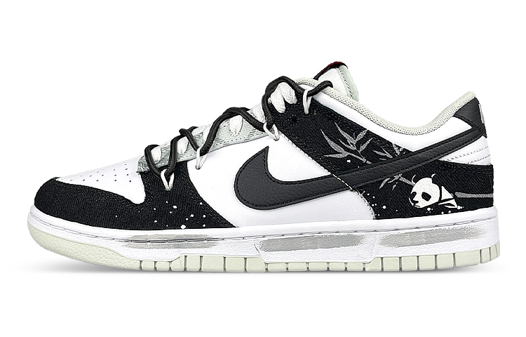 

Кроссовки Nike Dunk Skateboard Shoes Men Low-Top White Gray Black