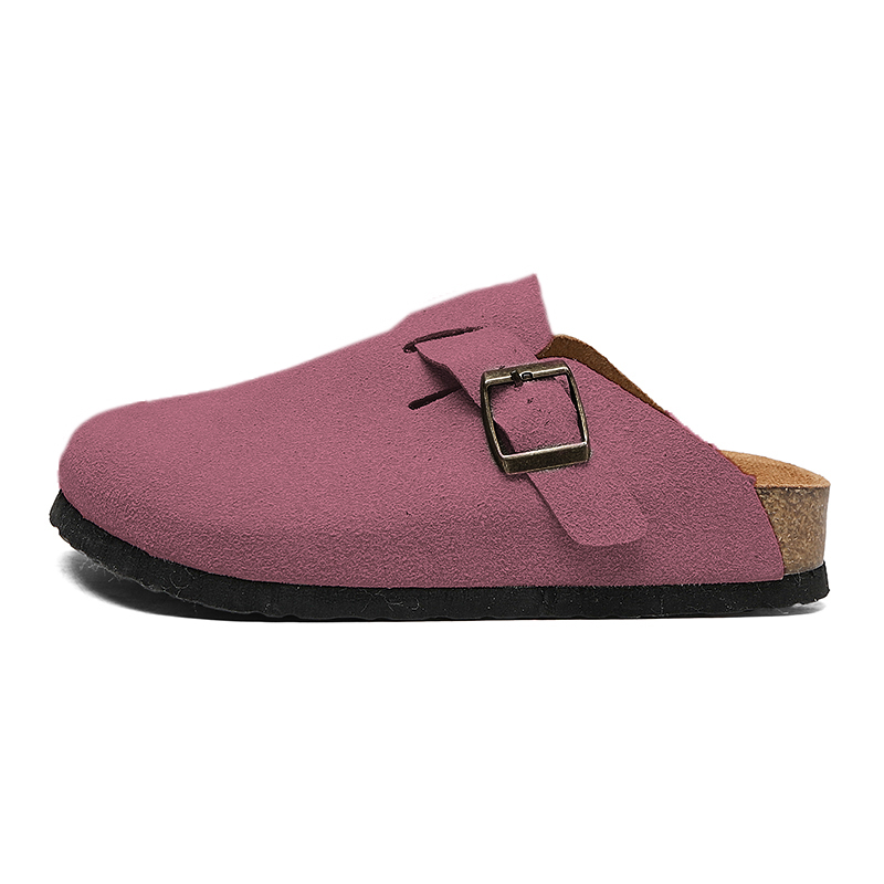 

Скользостойкие износостойкие низкие детские тапочки Kids' KINDDOG, plum красный