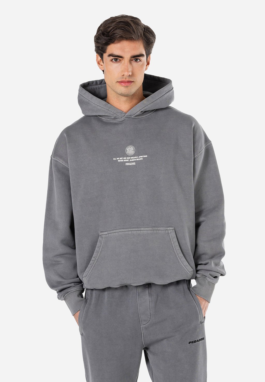 

Толстовка с капюшоном BAYLOR HOODIE - Sweatshirt Pegador, светло-серый