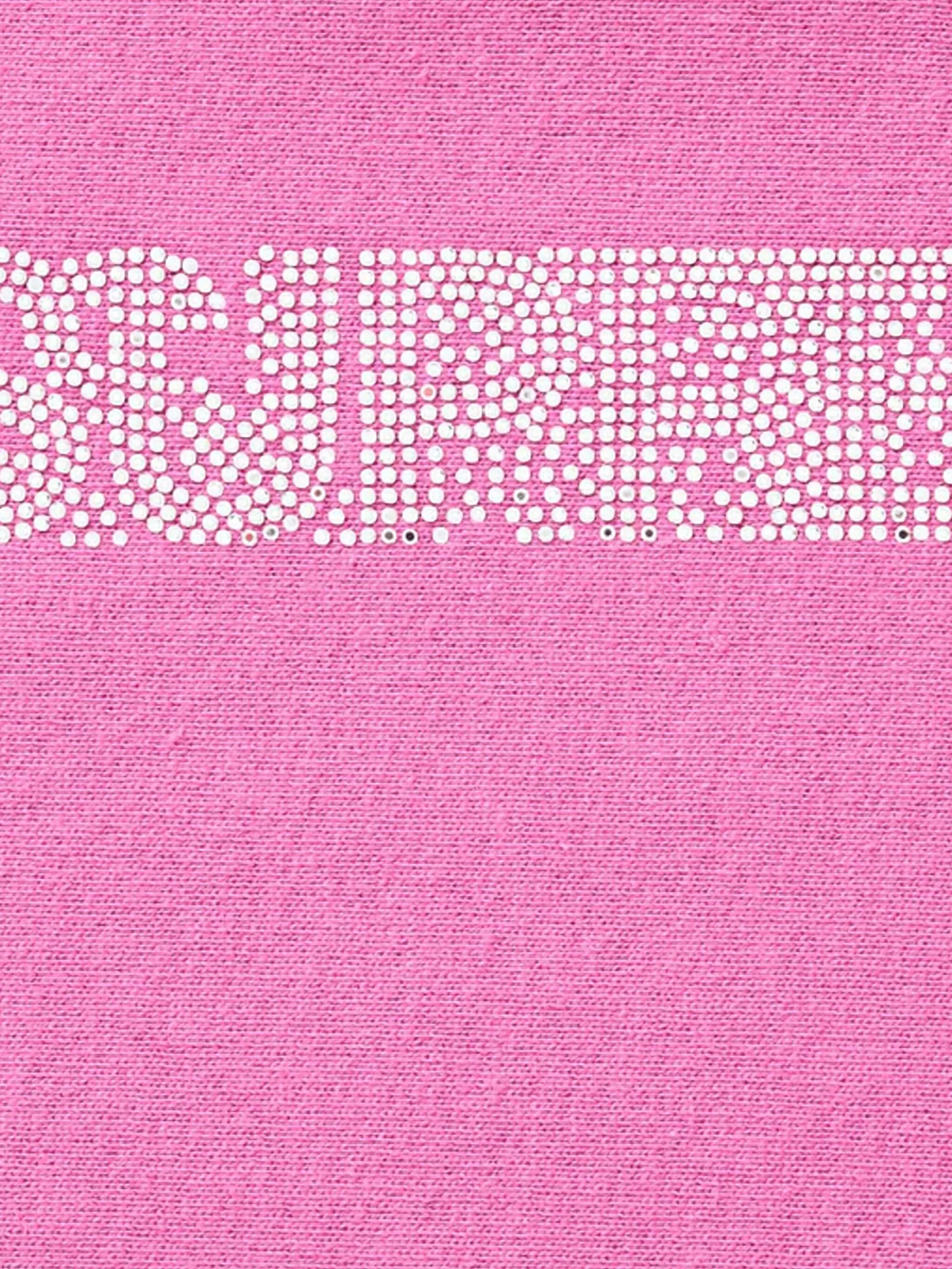 Худи с логотипом из коллаборации со Swarovski Supreme, розовый — фото 2