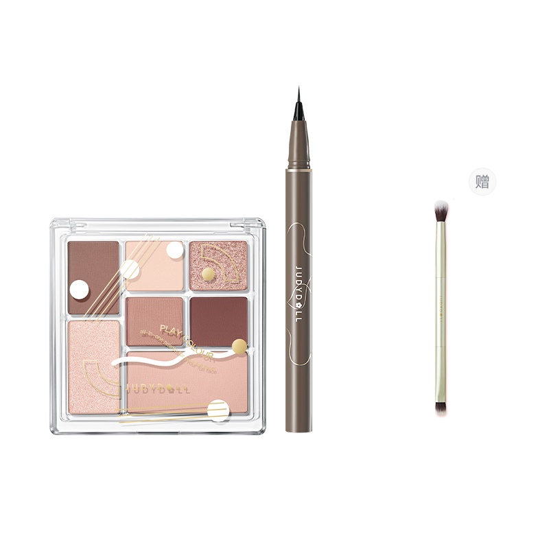 

Теневой карандаш для век Tangram Fun, наборы для макияжа, легко растушевывается, естественный тон Judydoll