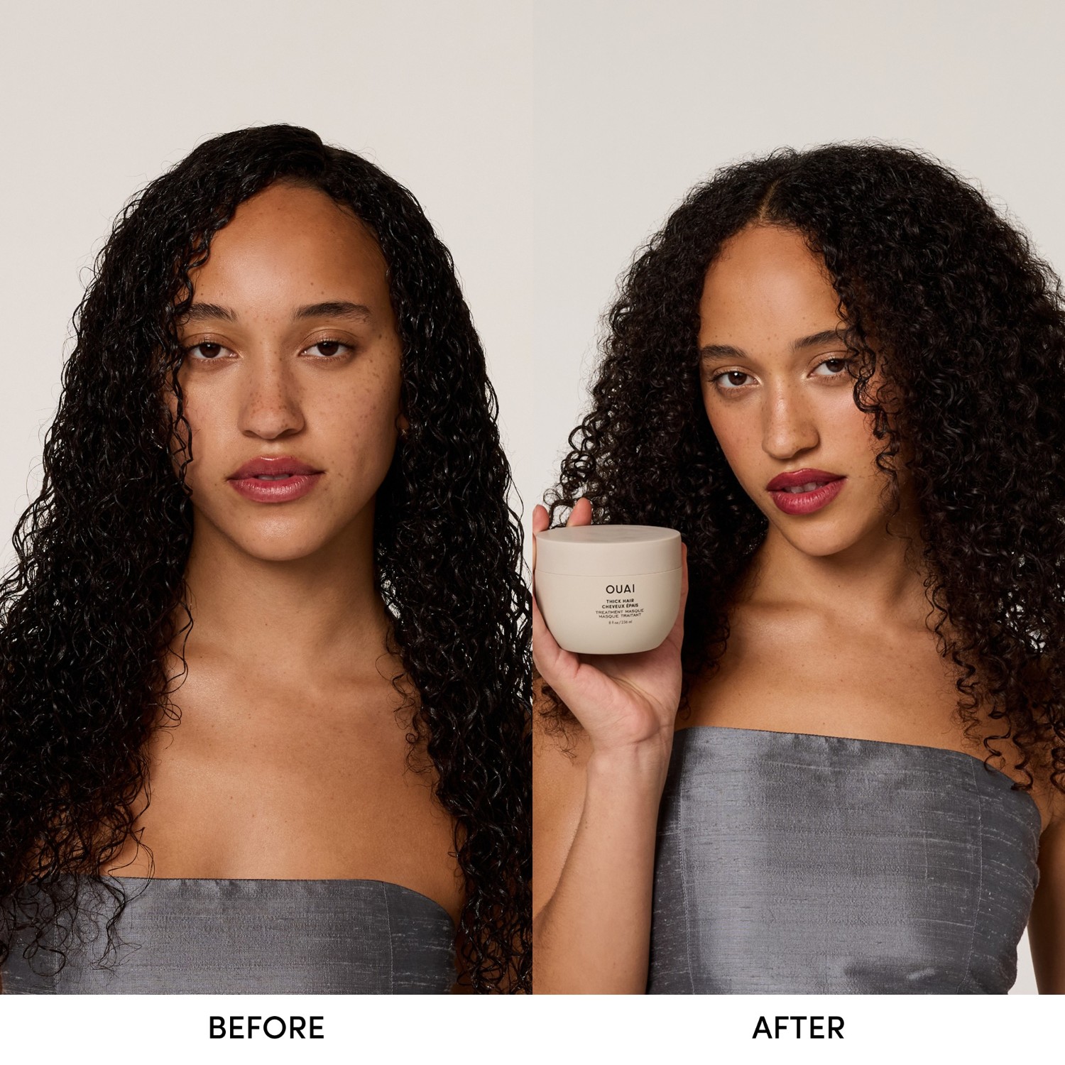 Бальзам для волос thick hair treatment masque Ouai, объем 236 мл — фото 2