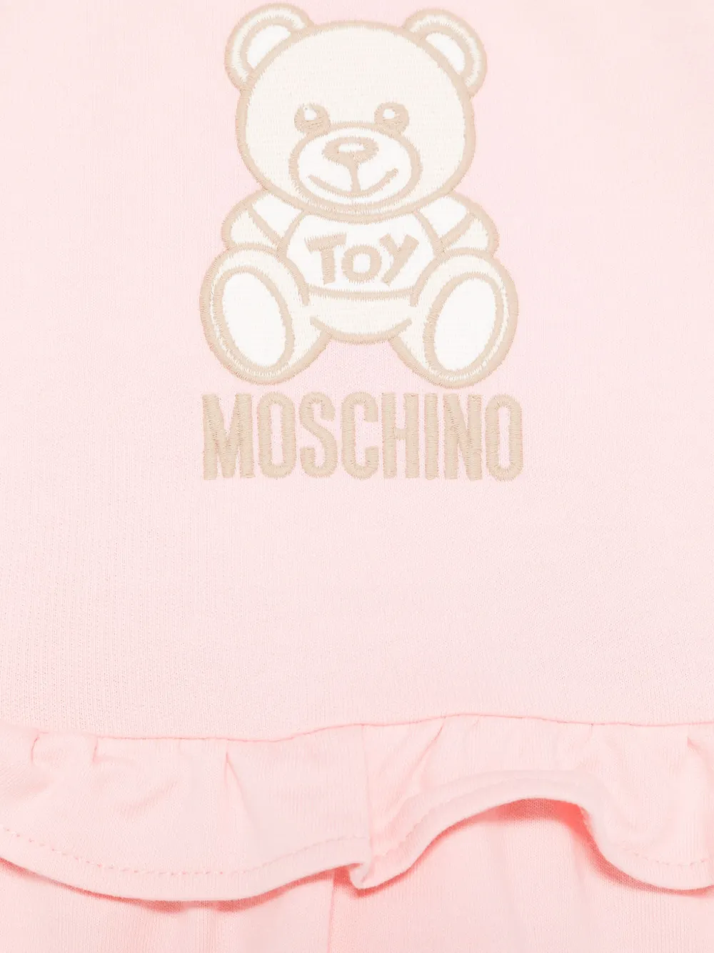 Платье Teddy Bear Moschino Kids, розовый — фото 3