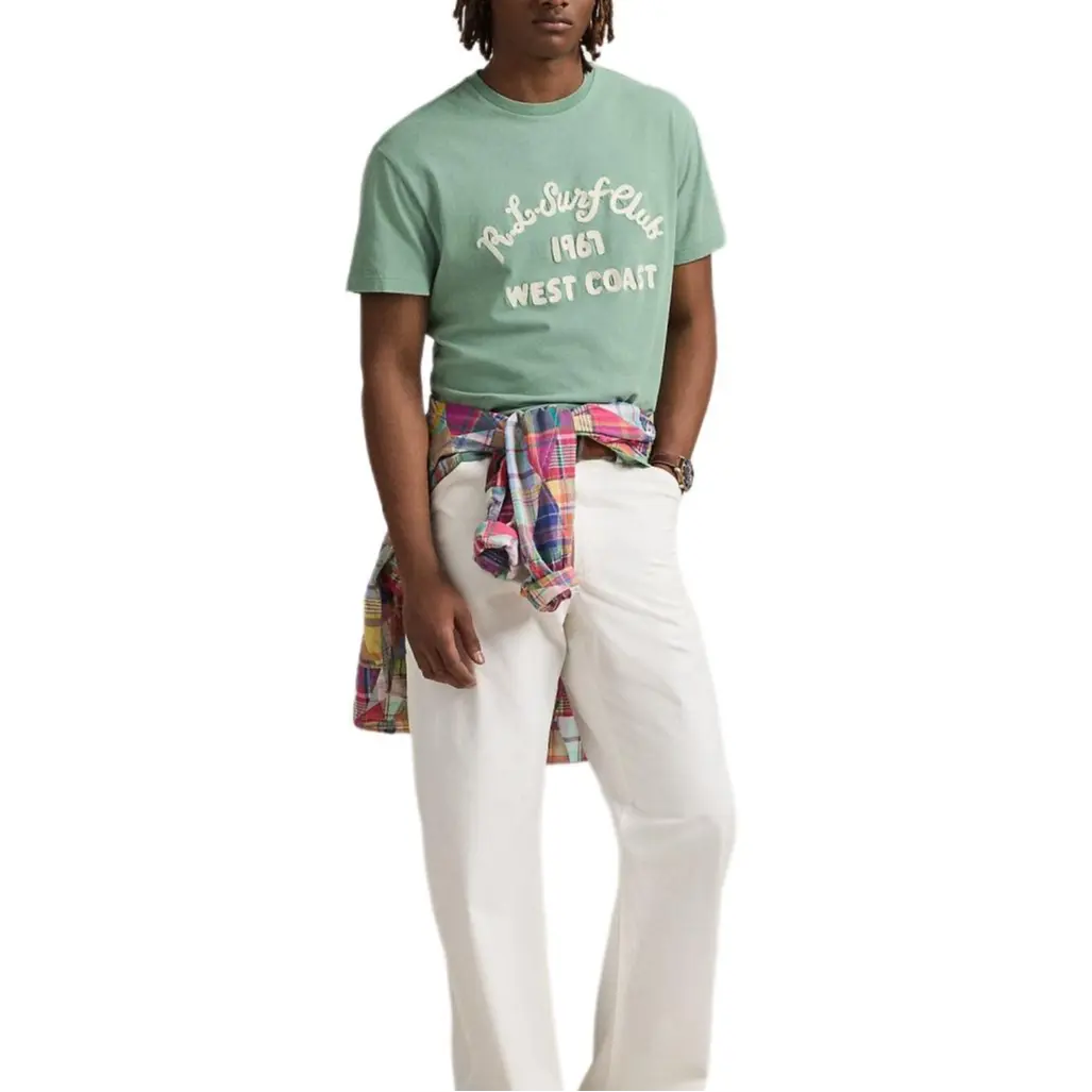 Polo Ralph Lauren Футболка мужская Distressed Mint — фото 4