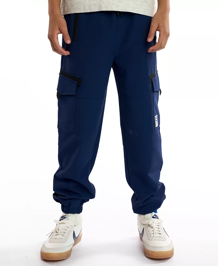 

Брюки-джоггеры карго с поясом на резинке для мальчиков 5-20 лет Sovereign Code, синий