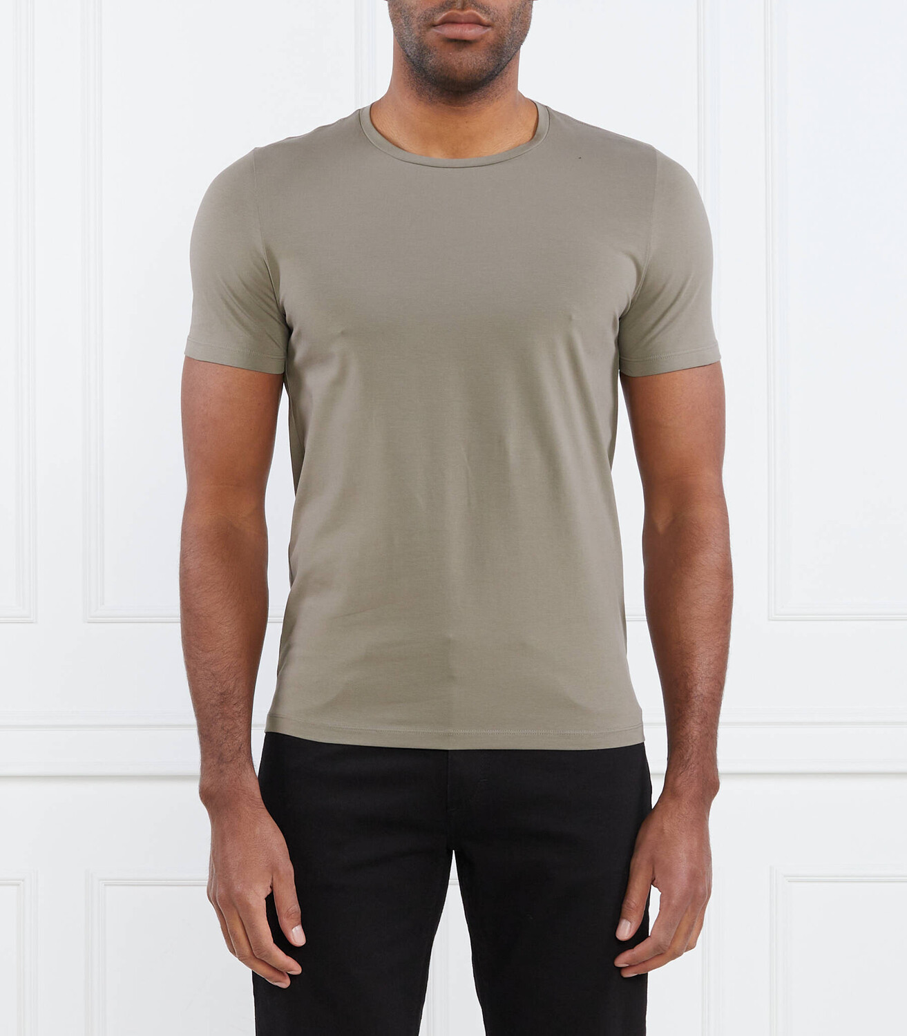 

Футболка Oscar Jacobson Kyran Slim Fit, цвет cachi
