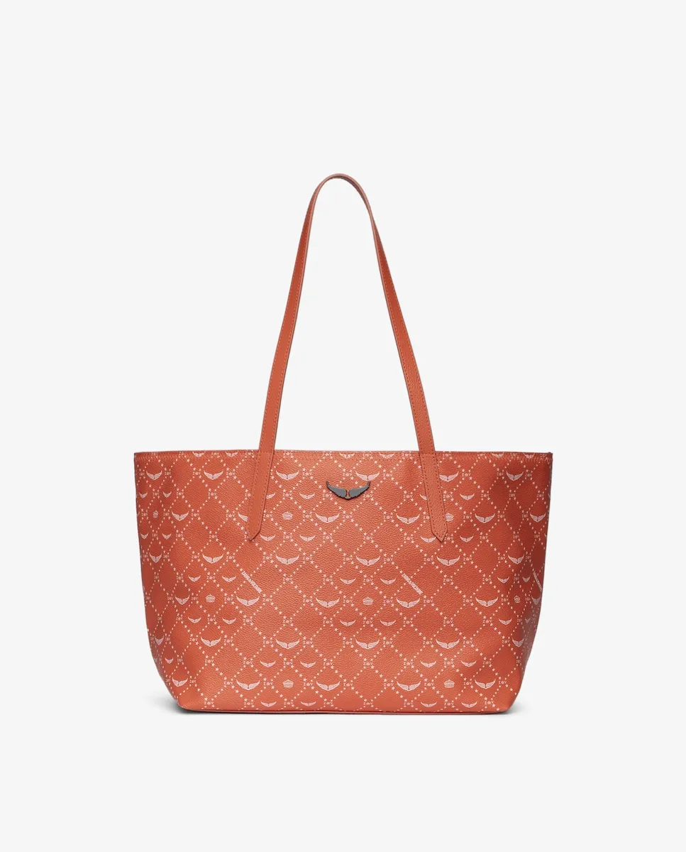 

Большая сумка Z Shopper Monogram из кожи Zadig & Voltaire, оранжевый