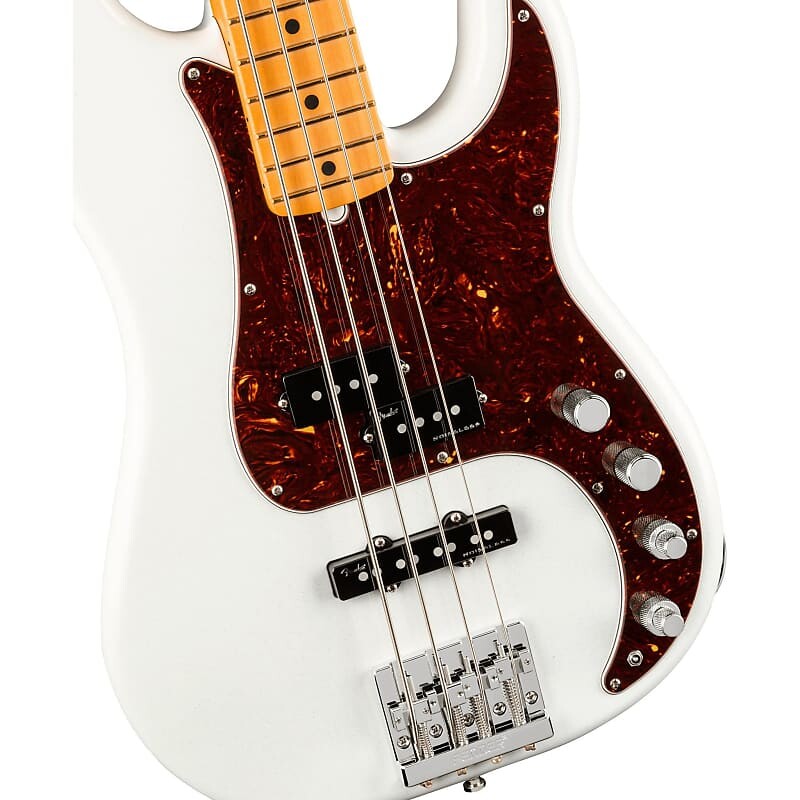 

Басс гитара Fender American Ultra Precision Bass w/Maple Fretboard - Arctic Pearl