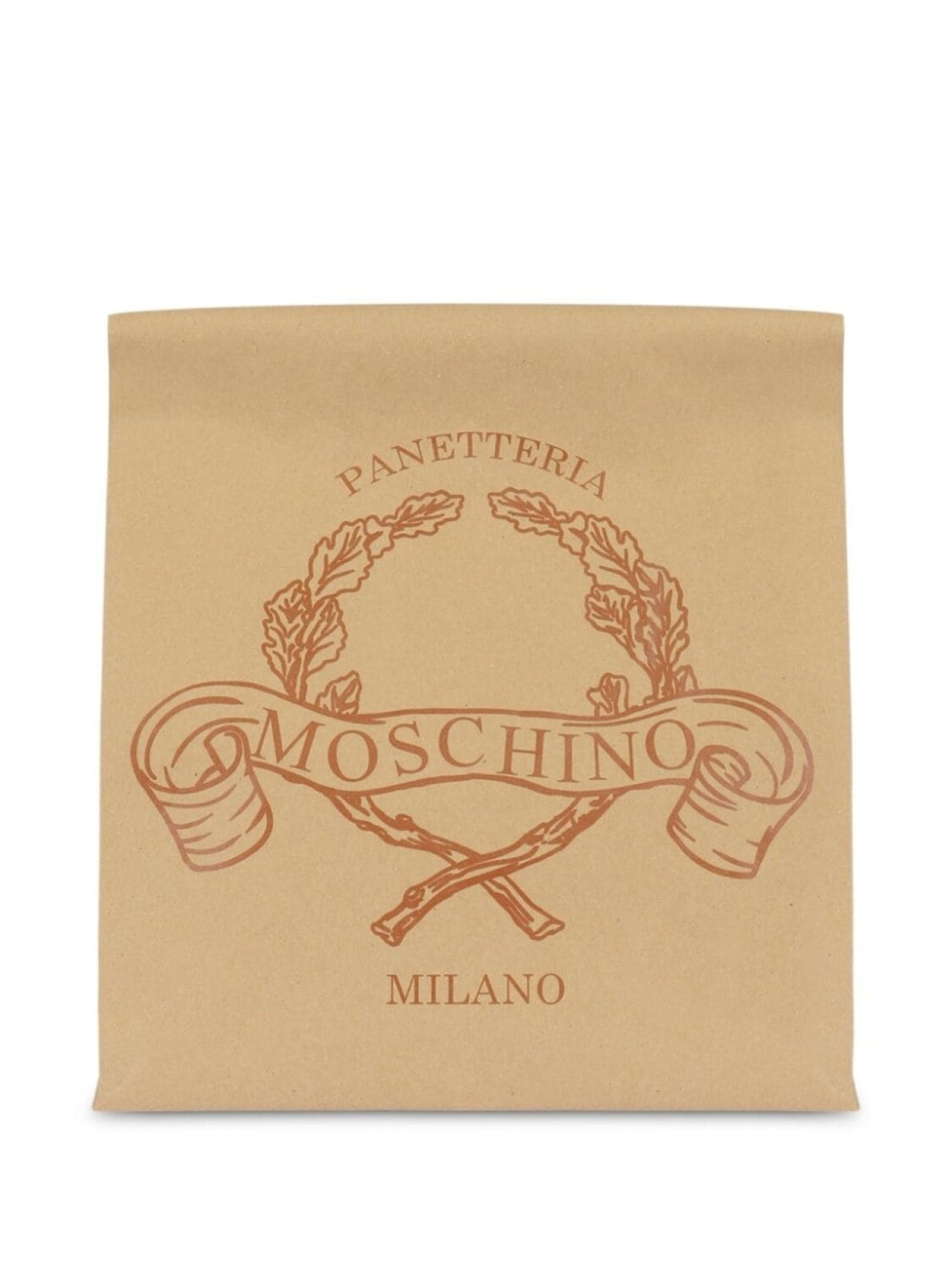

Moschino клатч с логотипом, нейтральный цвет