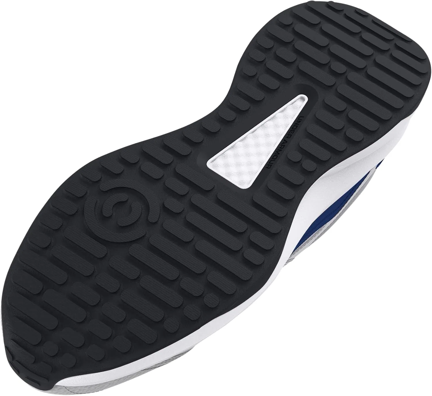 Мужские кроссовки Under Armour UA Edge Lthr Cross Trainer, White Tech Blue Black — фото 4