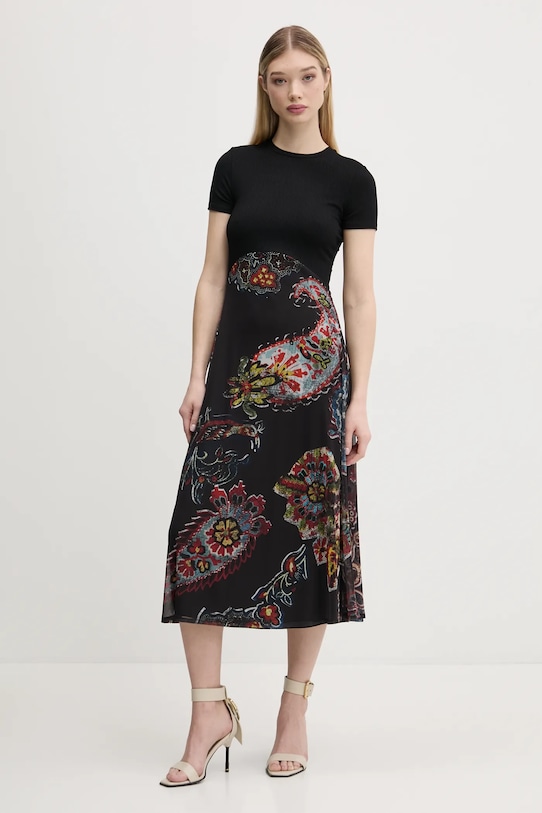 

Платье Paisley из сетки Lacroix Desigual, черный