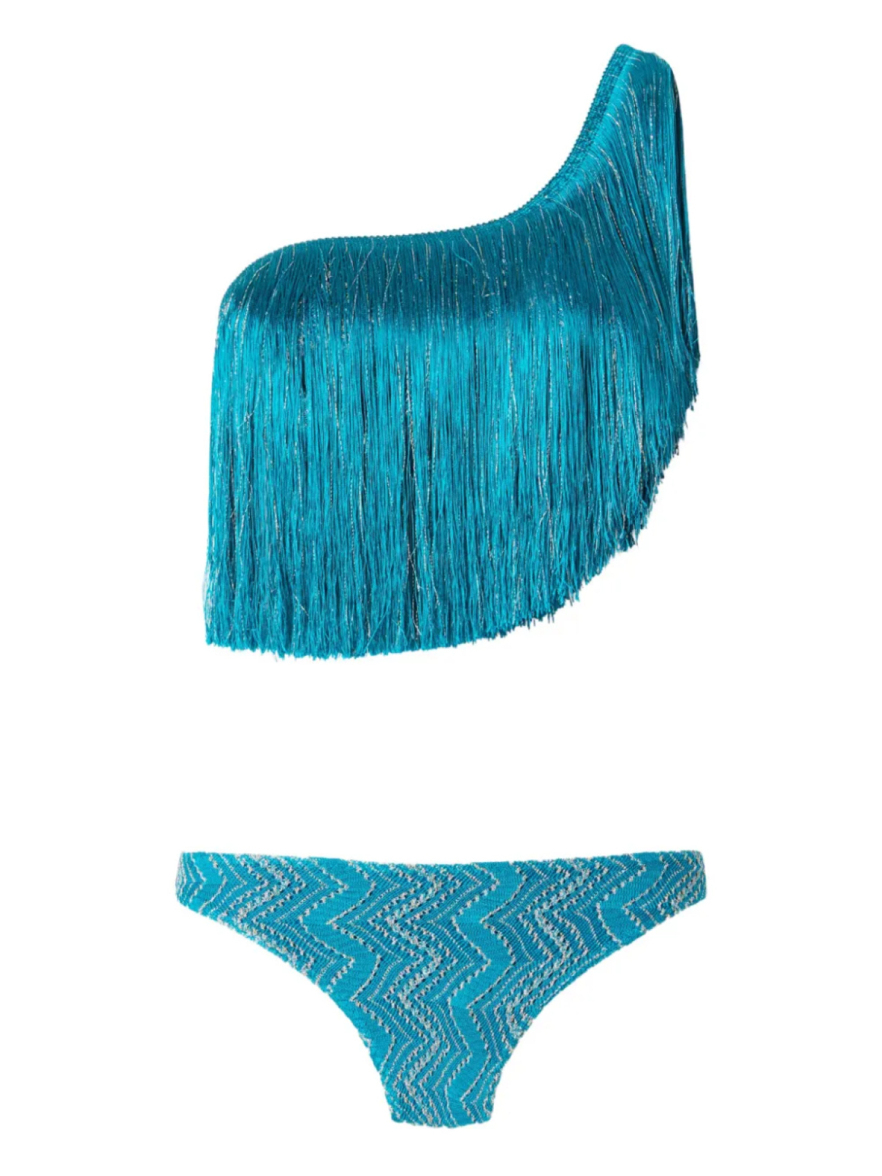 

Бикини с бахромой Missoni, синий