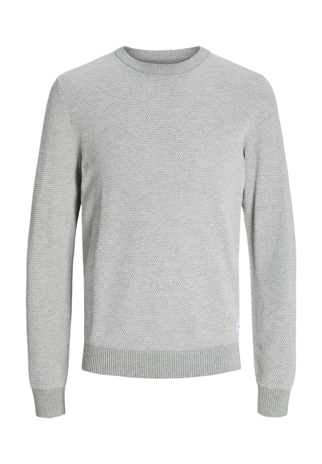 

Вязаный свитер "jjeglobe" хлопок Originals By Jack & Jones, серый