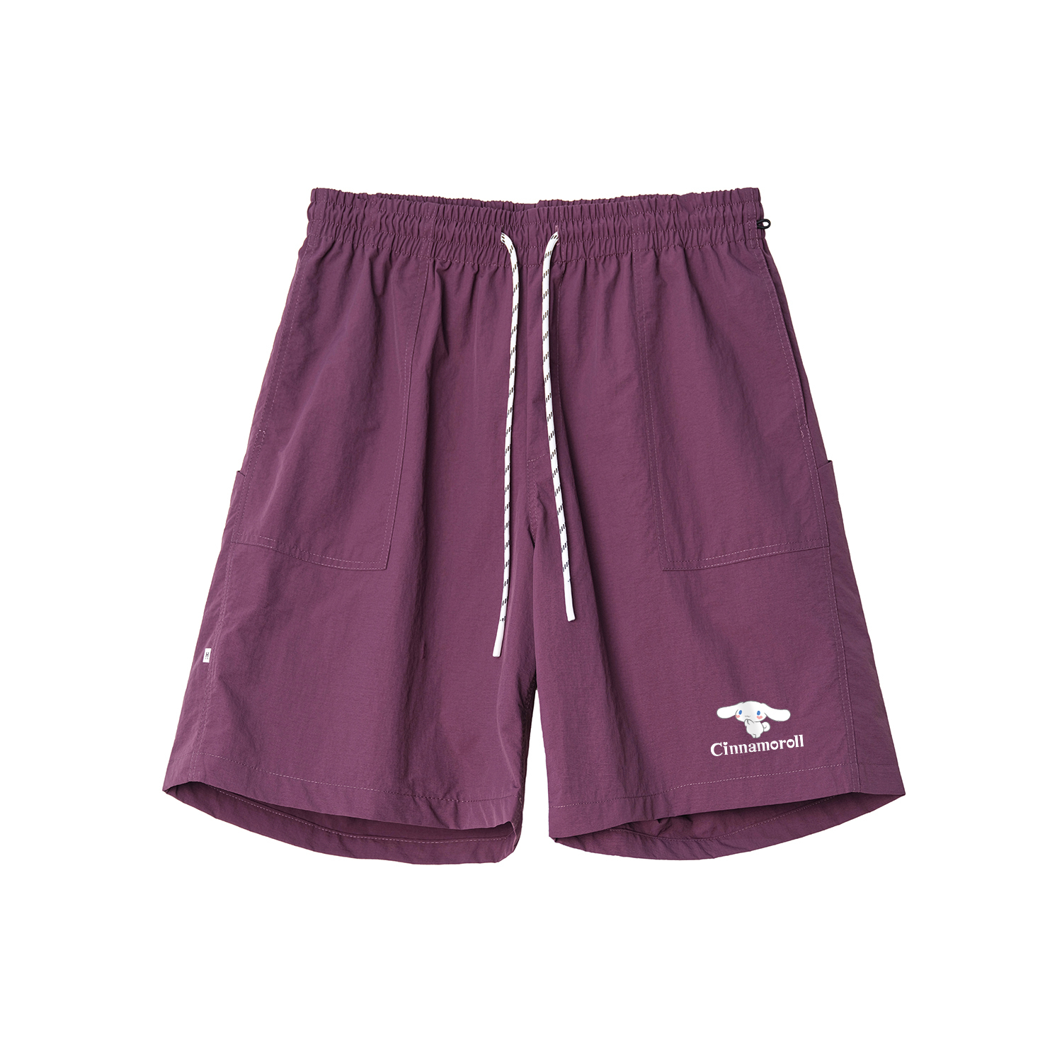 

Шорты повседневные Unisex CINNAMOROLL Yugui Dog Sanrio, фиолетовый