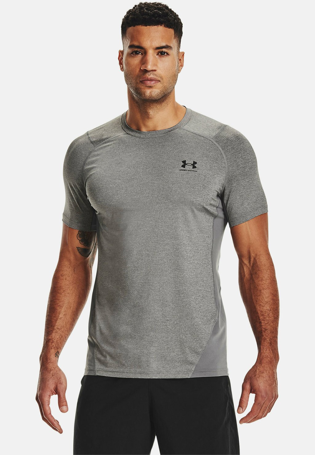 

Футболка Under Armour HG SS, цвет Carbon Heather, Серый, Футболка Under Armour HG SS, цвет Carbon Heather