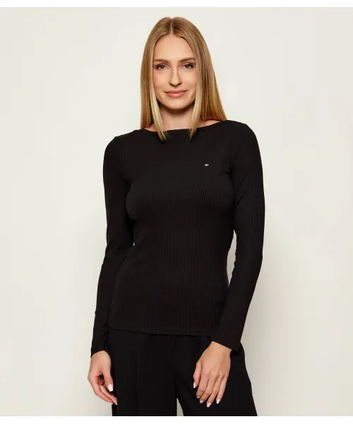 

Блуза Slim fit Tommy Hilfiger, черный