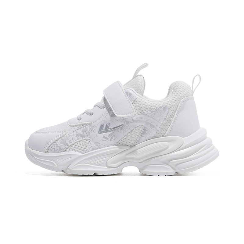 

Нескользящие, износостойкие, дышащие детские кроссовки для бега WARRIOR, белый