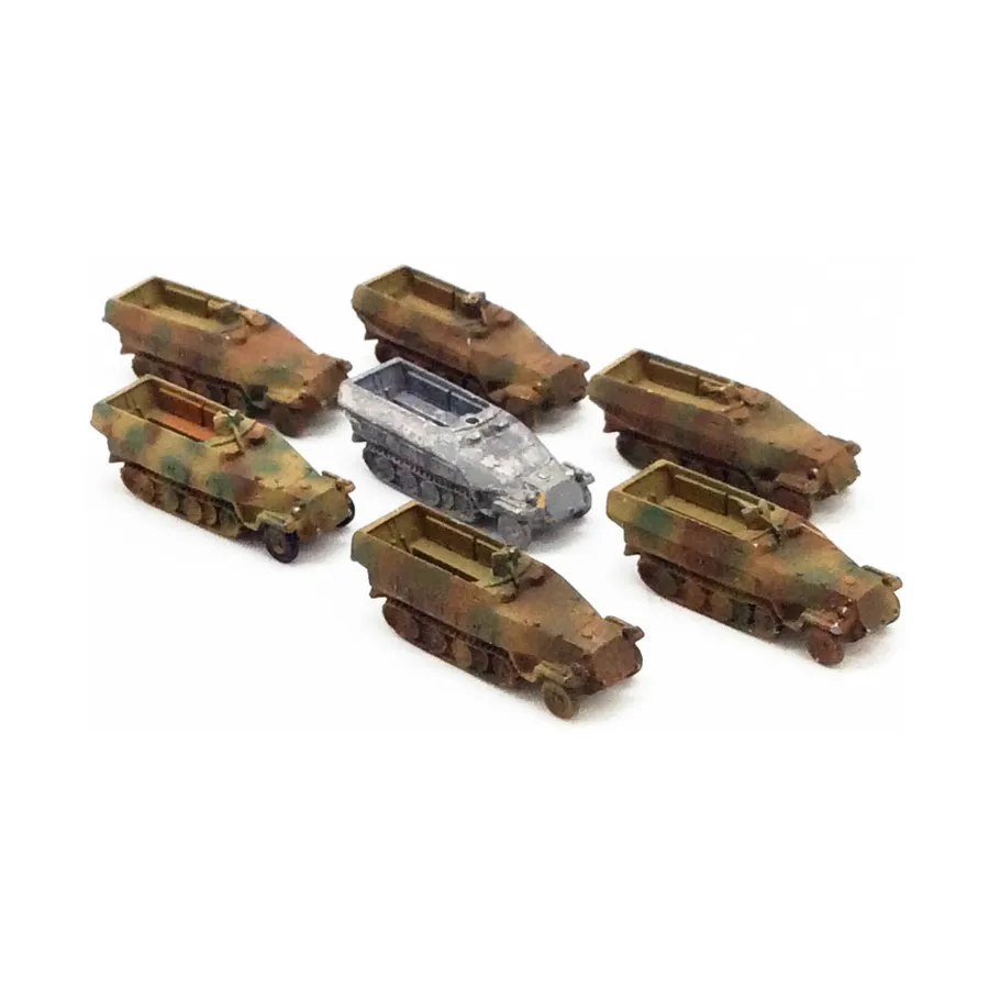 

Сд. Кфз. 251/С 2&9 Коллекция №1, WWII Micro Armour - Germany - Loose Miniatures (1:285)