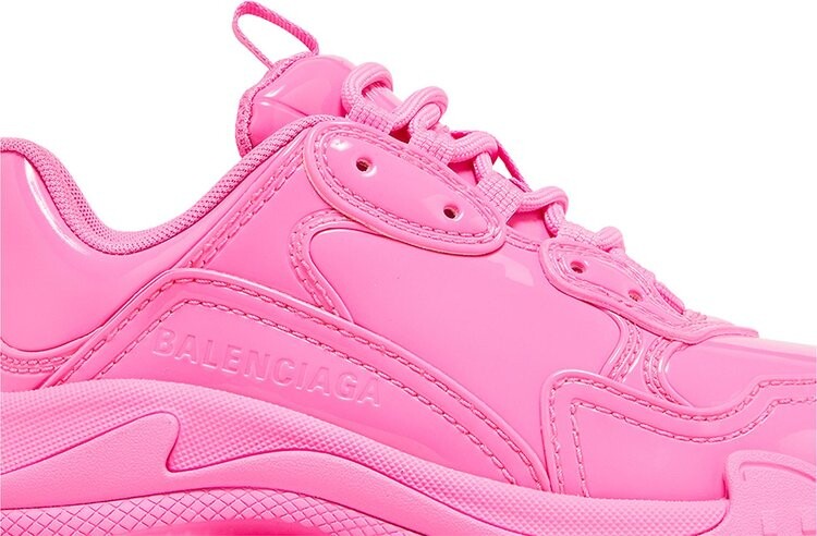 Кроссовки Balenciaga Wmns Triple S Sneaker 'Pink Patent', розовый — фото 2