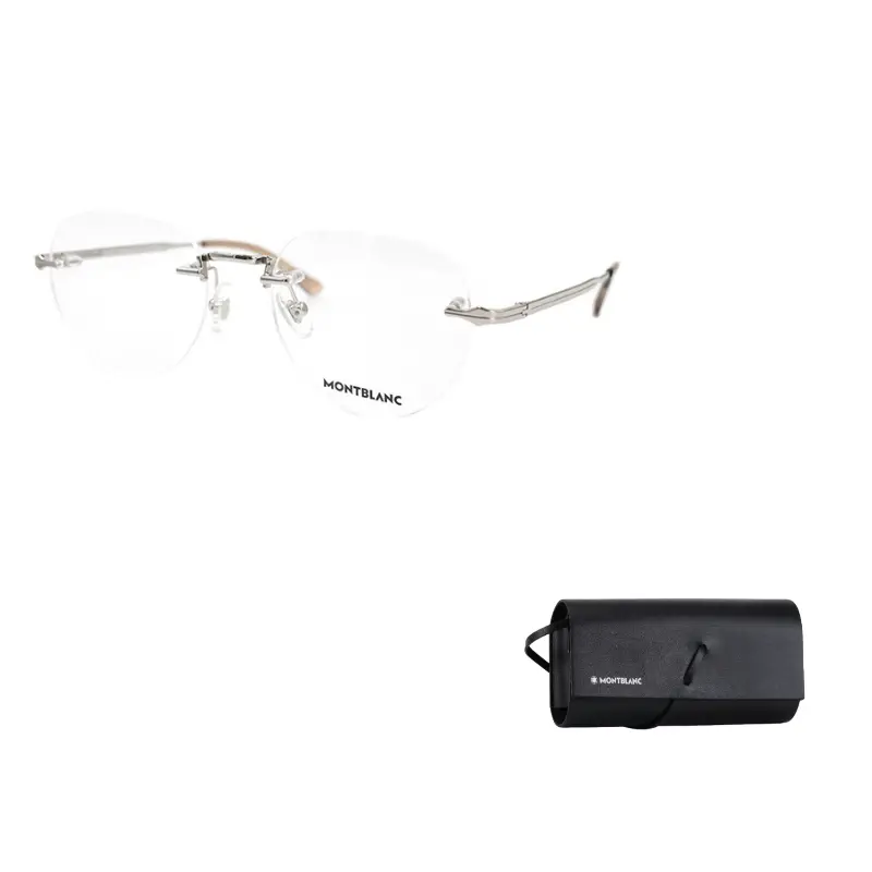 

MONTBLANC Овальные очки в оправе, Silver