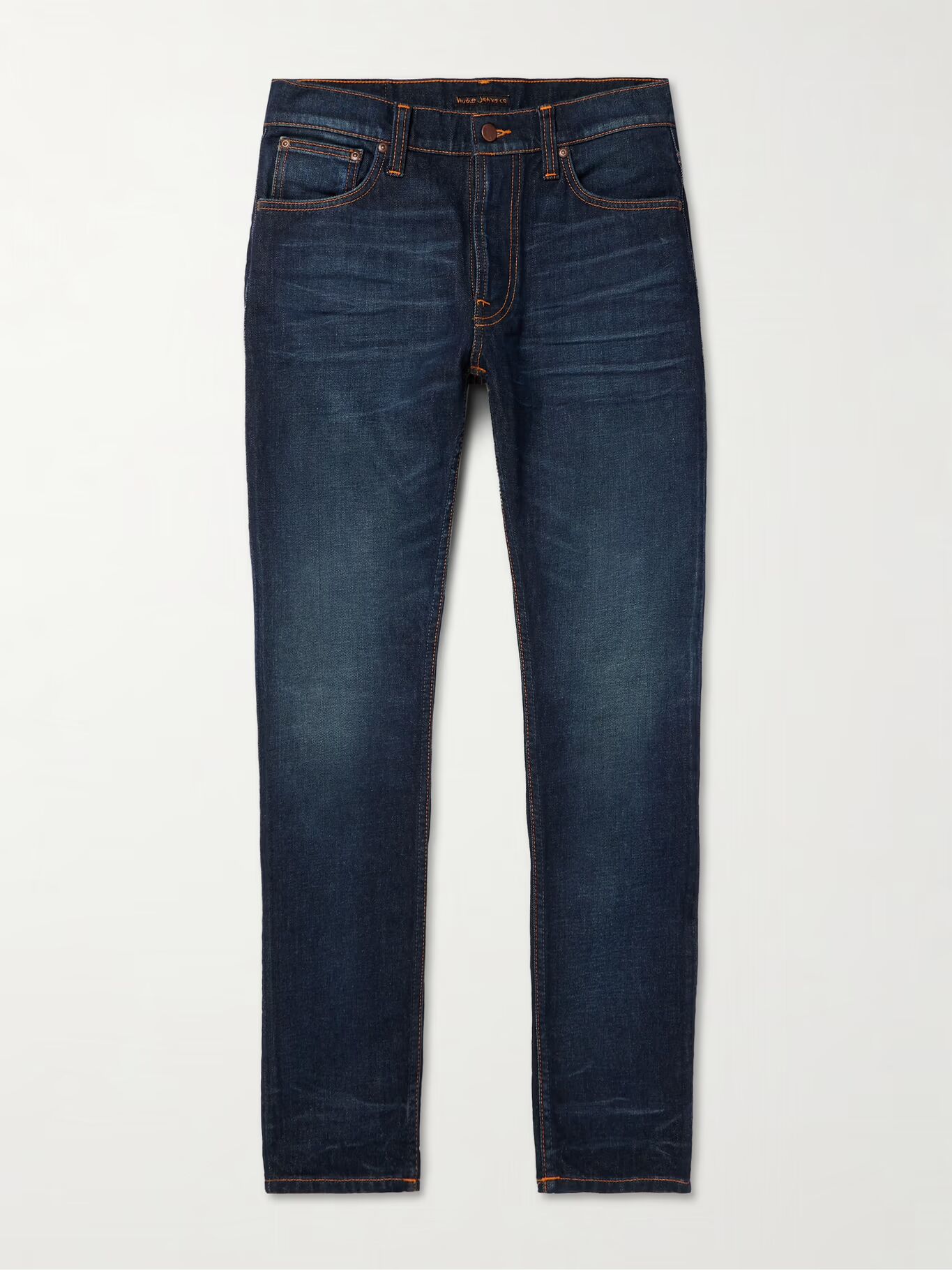 

Джинсы Lean Dean Slim-Fit Selvedge NUDIE JEANS, синий